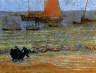 Meeresküste, Bretagne, ca. 1890-92
